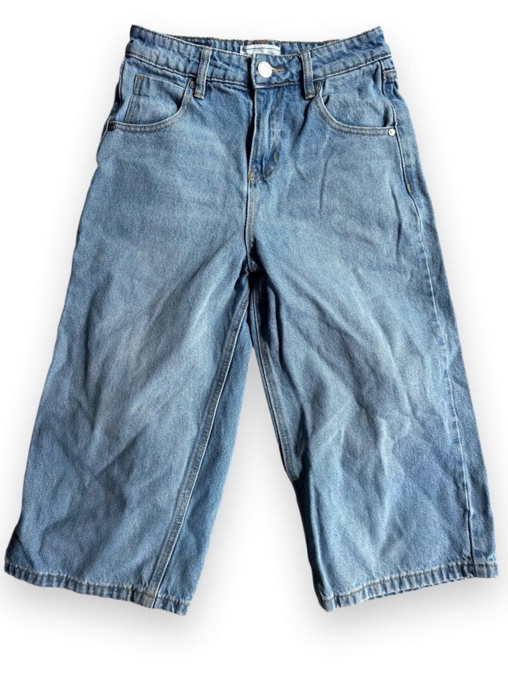 Light Blue Denim Long Shorts